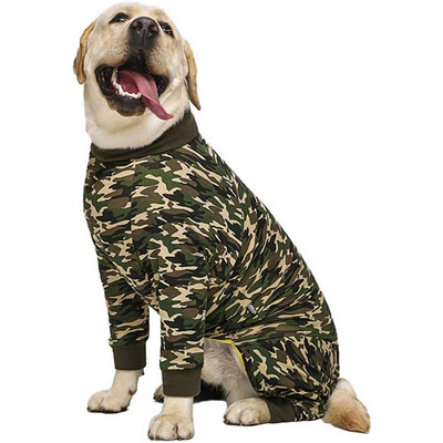 Šunų pižamos kombinezonas vidutiniams dideliems šunims PJS Drabužiai Drabužiai Apranga Šunų Neuter marškinėliai Nuo slinkimo Kostiumas Elastingas Pet Jammies