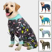 Big Dog Thin Clothes All-inclusive Φορμάκι με τέσσερα πόδια Σπίτι Πιτζάμες Θηλυκό σκυλί που θηλάζει κοιλιά Απογαλακτισμός Αποστείρωση Ρούχα για κατοικίδια