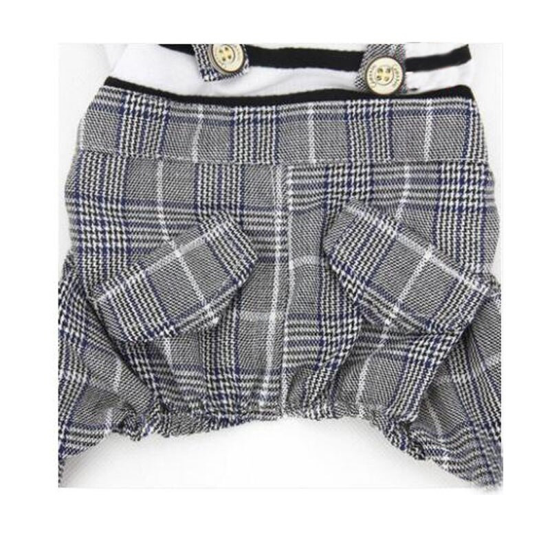 Jarné jesenné oblečenie pre psov, pruhovaný kabát pre psov, overal pre malých psov, čivava, mops, pudel, kockované nohavice, mikiny s kapucňou, oblečenie pre psov