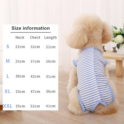 Oblečenie pre psov HOOPET, letné pruhované chrániče brucha, oblečenie pre malých psov, kostýmy, vesta pre plyšových corgi a mačky