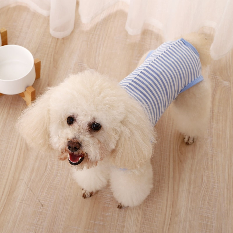 Oblečenie pre psov HOOPET, letné pruhované chrániče brucha, oblečenie pre malých psov, kostýmy, vesta pre plyšových corgi a mačky