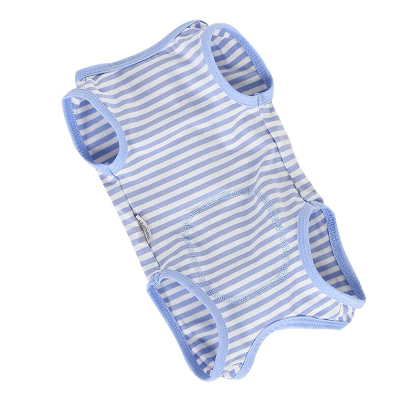 Oblečenie pre psov HOOPET, letné pruhované chrániče brucha, oblečenie pre malých psov, kostýmy, vesta pre plyšových corgi a mačky