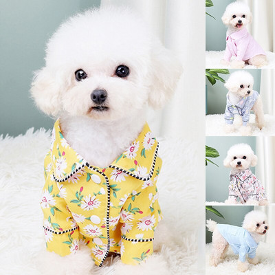 Πιτζάμες για σκύλους για κατοικίδια με στάμπα πουκάμισα με στάμπα για σκύλους Κορεατικού στυλ Κομψά άνετα αναπνεύσιμα και φιλικά προς το δέρμα Πιτζάμες για σκύλους Προμήθειες για κατοικίδια