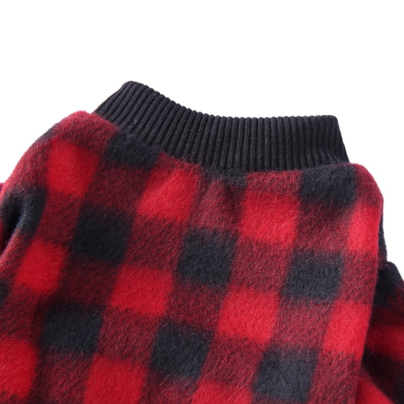 Pijamale pentru câini în carouri Îmbrăcăminte pentru animale de companie pentru câini de talie mică Costum general pentru cățeluș Salopetă pentru chihuahua Îmbrăcăminte de dormit Îmbrăcăminte pentru animale de companie