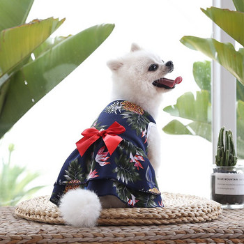 Φούστα σκύλου σε στυλ χαβανέζικης φούστας για μικρόσωμους μεσαίους σκύλους Μαλακά αναπνεύσιμα ρούχα Γιλέκο κατοικίδιων για γάτες Chihuahua Yorkies Στολή για κατοικίδια