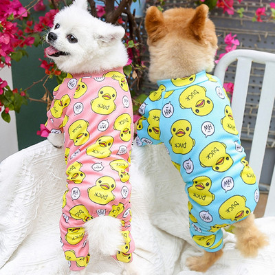 Πιτζάμες Puppy Dog Ολόσωμη φόρμα για κατοικίδια μαλακά κουτάβια Rompers Small dogs Cute Clothes Onesies Φόρμες για κουτάβια για Pet Puppy Dog Ένδυση για γάτες