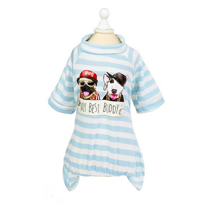 Salopetă din bumbac moale pentru câini pisici pijamale pentru câini de talie mică Pudel Yorkshire Bulldog francez Katten Salopete mascotas Haine Îmbrăcăminte