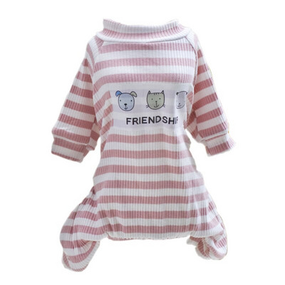 Salopetă din bumbac moale pentru câini pisici pijamale pentru câini de talie mică Pudel Yorkshire Bulldog francez Katten Salopete mascotas Haine Îmbrăcăminte