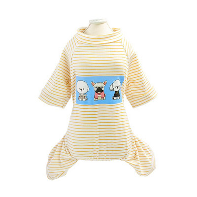 Salopetă din bumbac moale pentru câini pisici pijamale pentru câini de talie mică Pudel Yorkshire Bulldog francez Katten Salopete mascotas Haine Îmbrăcăminte