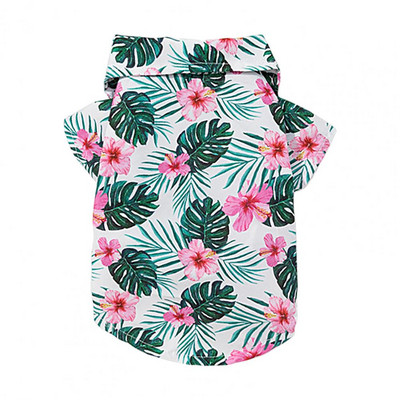 Πουκάμισο κατοικίδιων ζώων Υπέροχο πουκάμισο σκυλιών ανθεκτικό στο ξεθώριασμα Καλοκαιρινό πουκάμισο για σκύλους Στήριγμα φωτογραφίας ένδυμα κατοικίδιων ζώων για εξωτερικούς χώρους