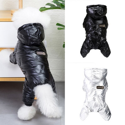 Χειμερινά ρούχα για σκύλους για κατοικίδια Ζεστά ρούχα για σκύλους για μικρά σκυλιά Παλτό για κουτάβι Παχύ ρούχα αδιάβροχα ρούχα για σκύλους μπουφάν μασκότ