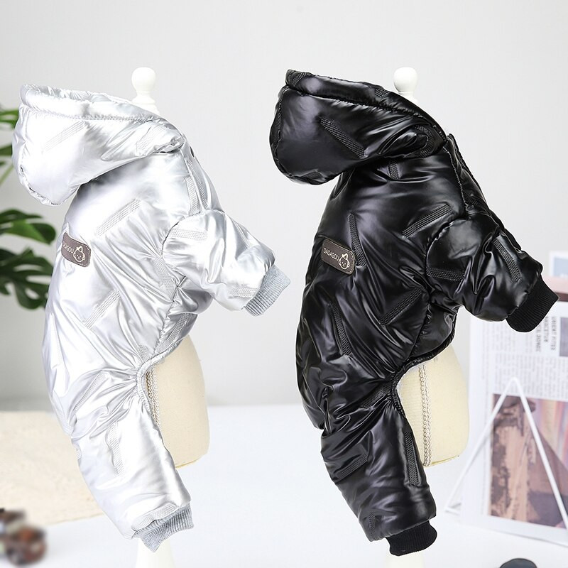 Žieminiai naminių šunų drabužiai Šilti šunų drabužiai mažiems šunims šuniukų kailis stori drabužiai vandeniui atsparūs šunims striukė Drabužiai talismanai