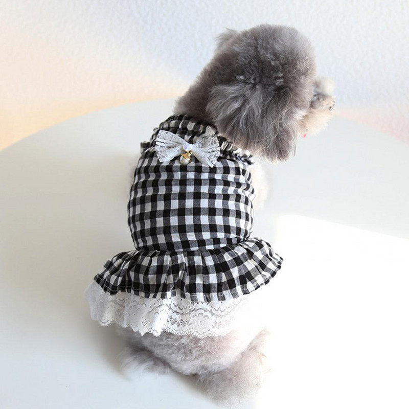 Lijepa suknja za kućne ljubimce Odjeća za pse živih boja Haljina za pse Princess Odjeća za pse s leptir mašnom