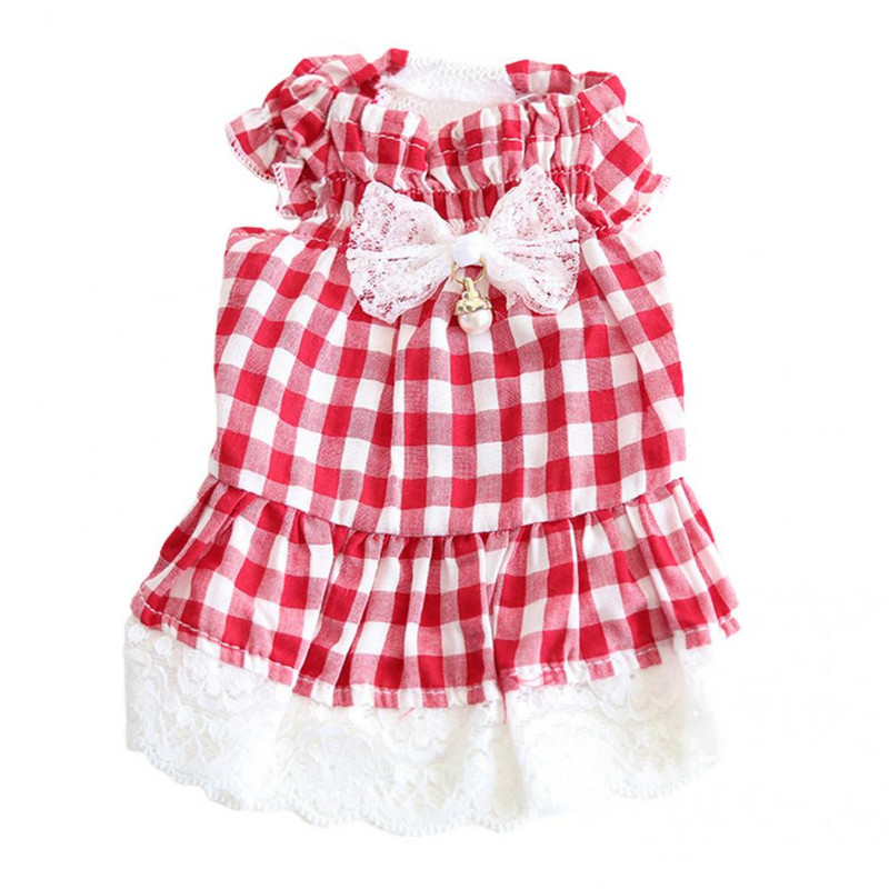 Lijepa suknja za kućne ljubimce Odjeća za pse živih boja Haljina za pse Princess Odjeća za pse s leptir mašnom