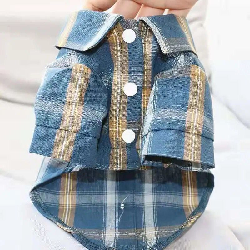 Odjeća za pse Košulje Ljetna majica za pse za kućne ljubimce Ležerna karirana Pomeranac Bichon Yorkshire Chihuahua Teddy Pug Puppy Cat Odjeća 2021 Novo