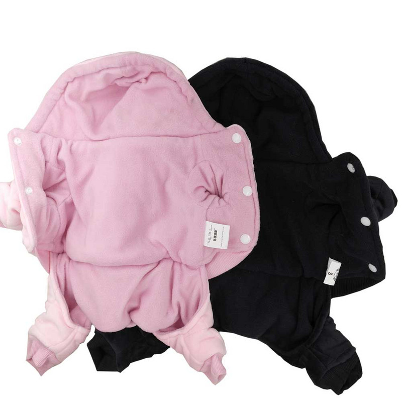 Teplé zimné oblečenie pre psov, overal pre psov, kabát pre malých psov, zahusťovacie oblečenie pre domáce zvieratá, flísové oblečenie vo vnútri, veľkosť XS-XXL