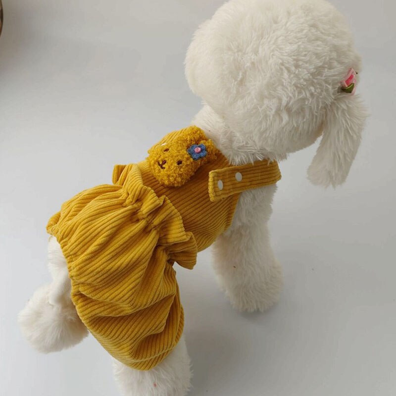 Armsad koerte kombinesoonid koerariided roosad, kollased rihmad, kostüümid, chihuahua lemmikloomade kombinesoonid, pidžaamad väikestele keskmistele koertele XXL