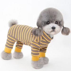 Grynos medvilnės drabužiai šunims Mėlyna rožinė smėlio spalvos nėrinių megztiniai kačių šunų paltai Kombinezonas Pižama mažiems šunims Čihuahua Bichon Kombinezonai šunims
