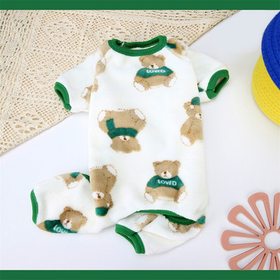 Χειμερινή ζεστή φόρμα για σκύλους για μικρά σκυλιά Fleece Puppy Cat Pijamas Pet Rompers Shih Tzu Yorkie ropa para perros medianos