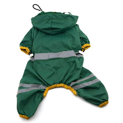 Pet Dog Raincoat Ρούχα Puppy Glisten Bar Hoody αδιάβροχα μπουφάν βροχής Καλύτερες πιτζάμες για σκύλους Jumpsuit Pug For Frence Bulldog
