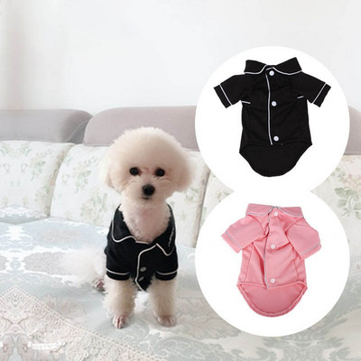 Lemmikloom Prantsuse buldog pidžaamad Mood Lemmikloomad Koerad Riided Chihuahua kutsikarõivad Väikesed keskmised koerad Kostüümid Lemmikloomarõivad Ropa Perro