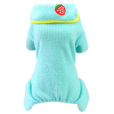 Roztomilý ovocný overal pre psov, pyžamo pre malých psov, Shih Tzu, Yorkshirský teriér, pyžamo, overal, oblečenie pre šteniatka a mačky