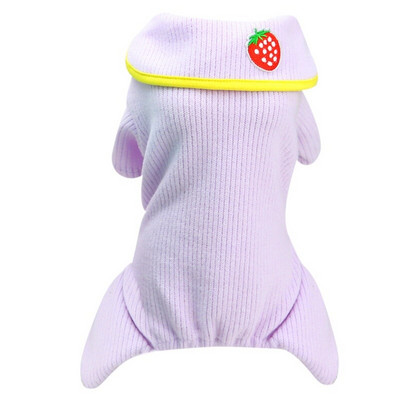 Roztomilý ovocný overal pre psov, pyžamo pre malých psov, Shih Tzu, Yorkshirský teriér, pyžamo, overal, oblečenie pre šteniatka a mačky