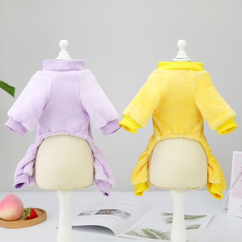 Roztomilý ovocný overal pre psov, pyžamo pre malých psov, Shih Tzu, Yorkshirský teriér, pyžamo, overal, oblečenie pre šteniatka a mačky