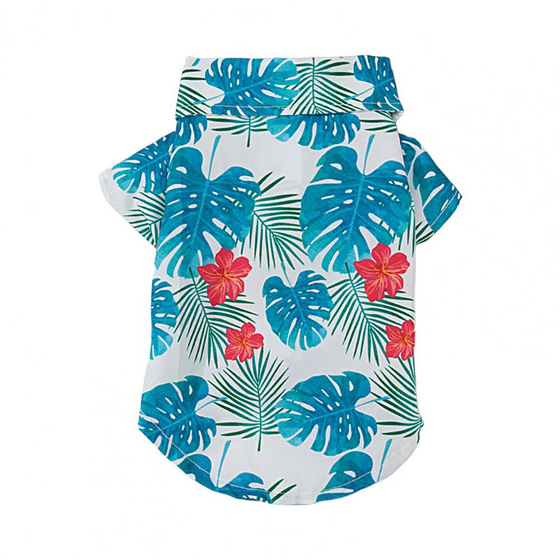 Dress Up Poliester Hawaii Style Print Majica s kućnim ljubimcem, psom, mačkom, dekoracija za dom