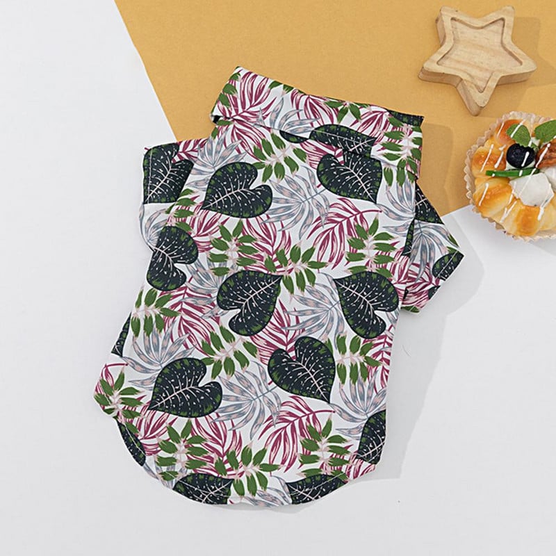 Dress Up Poliester Hawaii Style Print Majica s kućnim ljubimcem, psom, mačkom, dekoracija za dom