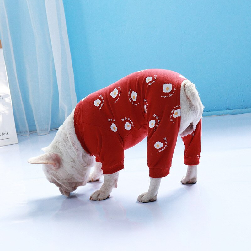 Haine pentru animale de companie Bulldog francez Salopetă pentru câini de iarnă Pijamale Îmbrăcăminte pentru animale de companie Haina groasă pentru câini de talie mare S-3XL ținută de jachetă cu glugă în 3 culori