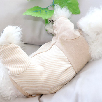 Χαριτωμένα ρούχα για σκύλους χειμωνιάτικα βαμβακερά πιτζάμες για κατοικίδια Πυτζάμες Μαλακές στολές Μάλτας Γιορκ Κοστούμι Chihuahua Doggy Puppy Dogs Ρόμπερες φόρμες