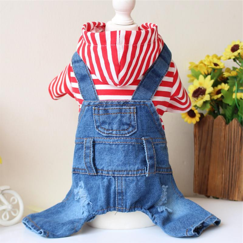 17 štýlov, módny džínsový overal pre psov, rifle pre šteniatka, kovbojské tepláky, oblečenie pre psov, yorkshirský teriér, čivava, kabát 20E