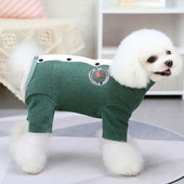 Haina caldă pentru câini, iarnă, salopetă pentru câini, pijamale pentru câini de talie mică, chiwawa, cățeluș, burtă înfășurată pentru câini, costum de trening, salopete, pijamale