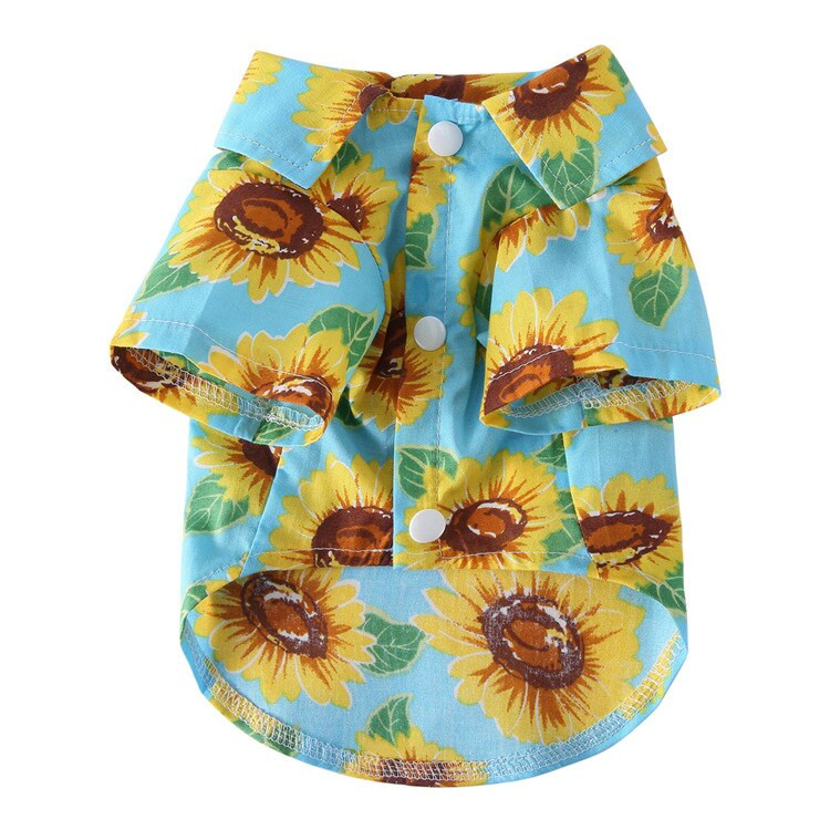 Cămăși pentru câini de plajă hawaiană Vestă Îmbrăcăminte de vară Haine pentru animale de companie pentru pisici Câini Cămașă Îmbrăcăminte Cățeluș Pisicuțe ținute Ropa De Gato