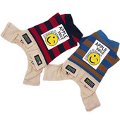 Madingi šunų drabužiai Šypsenos modelio šunų kombinezonas Kombinezonai Mėlynos raudonos juostelės Šuns paltas Striukė mažiems ir vidutiniams šunims Čihuahua terjeras