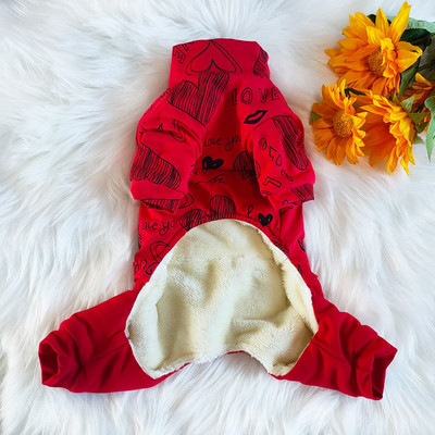 Oblečenie pre psov pre dievčatá, zimné oblečenie pre psov, overal, psí kostým, yorkshirský pudel, bišón, pomeranian, bradáč, kabát