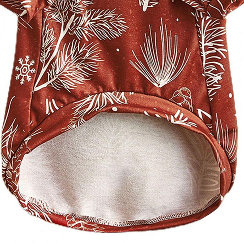 Vynikajúci kostým pre šteniatka, praktické oblečenie pre domáce zvieratá bez alergií, mikina s hrubou potlačou pre šteniatka