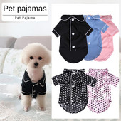 Dog Home Teacup Dog Small Dog Teddy Bichon Плетени дрехи Летни дрехи Пижами за домашни любимци Пижами за кучета Домашно облекло Риза за кучета Дрехи за кучета