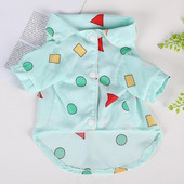 Mačací kostým, roztomilý psí ležérny odev, letný ležérny odev pre domáce zvieratá s dvoma nohami