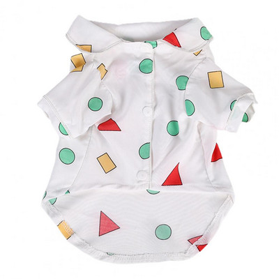 Mačací kostým, roztomilý psí ležérny odev, letný ležérny odev pre domáce zvieratá s dvoma nohami