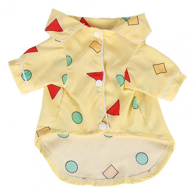 Mačací kostým, roztomilý psí ležérny odev, letný ležérny odev pre domáce zvieratá s dvoma nohami