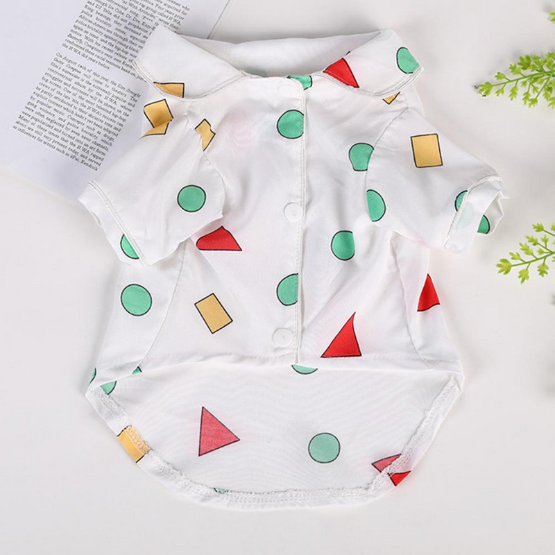 Mačací kostým, roztomilý psí ležérny odev, letný ležérny odev pre domáce zvieratá s dvoma nohami