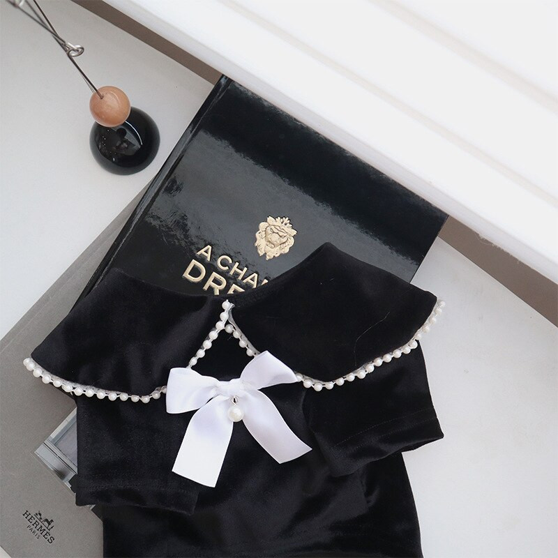 Cămăși solide Îmbrăcăminte pentru câini pentru animale de companie Moale pentru câini haine pisici mici drăguț subțire primăvară vară negru modă băiat Yorkshire accesorii