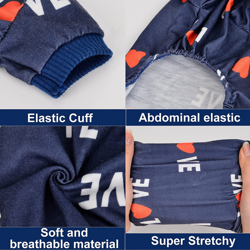 Oblečenie pre domáce zvieratá pre psov, elastická bavlna, dúhové pruhy, pyžamo pre šteniatka, mačky, chlapcov a dievčatá, overal pre malých psov, yorkshirský teriér, čivava