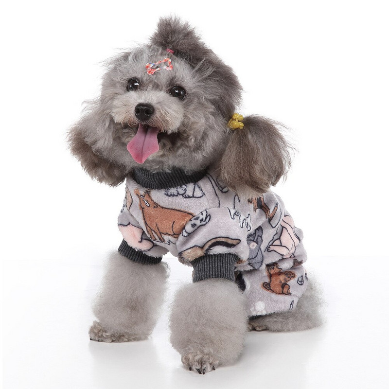 Haine pentru câini de Crăciun Salopete calde pentru câini de iarnă Pijamale pentru câini de talie mică Cățeluș pisică Chihuahua Îmbrăcăminte Accesorii pentru haine pentru animale de companie