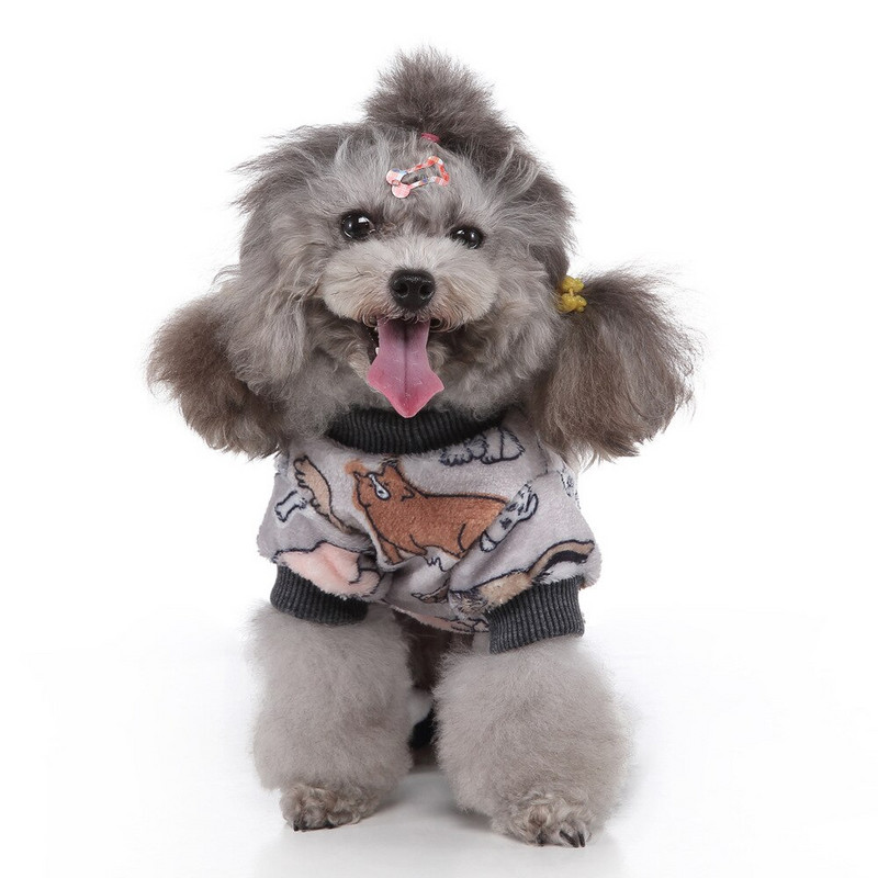 Haine pentru câini de Crăciun Salopete calde pentru câini de iarnă Pijamale pentru câini de talie mică Cățeluș pisică Chihuahua Îmbrăcăminte Accesorii pentru haine pentru animale de companie