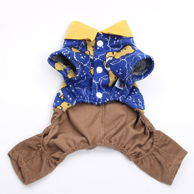 Câine Pisică Salopetă Hanoră Urși Costume de design Animal de companie Jachetă Cățeluș Haine de toamnă/iarnă