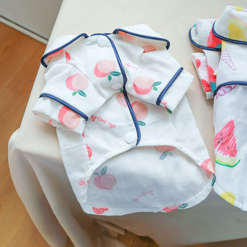 XS suvine koerasärk pidžaama mantel kassi kutsika riietus Yorkshire terjer pommeri pidžaama Shih tzu malta puudli bichon lemmiklooma riided