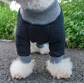 Пролетна пижама за малко куче Гащеризон Облекло за кученца Спално облекло Пижама йоркширски померан пудел бишон шнауцер облекло